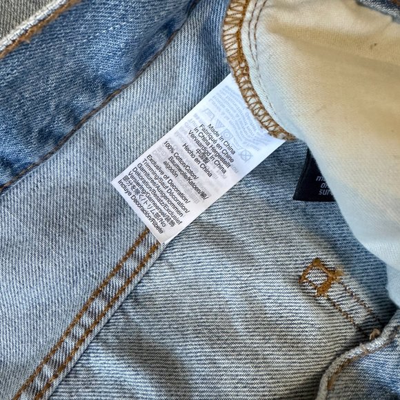 Madewell Perfect Vintage Jeans Light Wash Size 35 - Picture 5 of 6